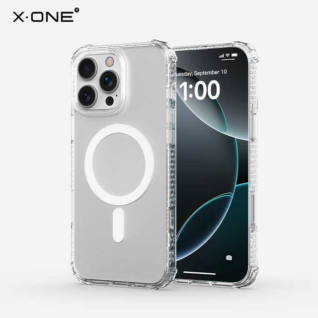 X-ONE Dropguard Pro Clear Hard PC TPU Armor Magnetic Phone case for iphone 15 16 17 18 Pro Max Case