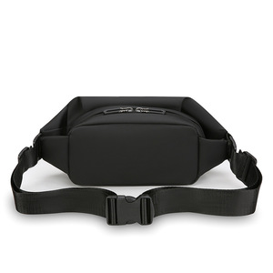 Men's Chest Bag Multifunctional Waterproof Waist Pack Solid Color Spring 2024 Everyday Use - Product Image 3