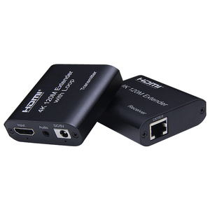 Bộ Mở Rộng 4K <span class=keywords><strong>HDMI</strong></span> <span class=keywords><strong>120M</strong></span> Bằng Cáp CAT5e/6 Qua <span class=keywords><strong>IP</strong></span> Có Vòng Lặp - Product Image 1