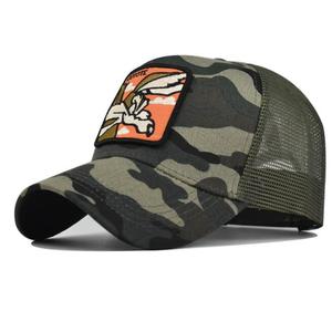 Casquette de baseball trucker personnalisée avec logo appliqué, vente en gros, camouflage, broderie lapin - Product Image 5