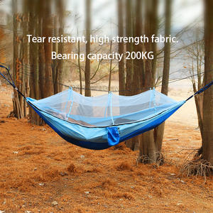 <span class=keywords><strong>Hamaca</strong></span> Portátil OEM <span class=keywords><strong>de</strong></span> Apertura Rápida Automática con Mosquitera, Individual/Doble, <span class=keywords><strong>Colgante</strong></span>, para Acampar al Aire Libre - Product Image 4