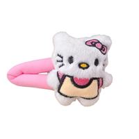 Nouvelle pince à cheveux BB haut de gamme en peluche cristal étoile mignonne faite à la main pour femme, pince latérale de dessin animé, décoration capillaire polyvalente