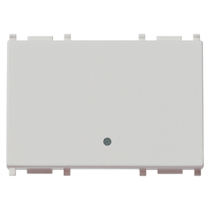 Bouton lumineux argenté, longueur 6,73 pouces, largeur 4,9 pouces, hauteur 2,47 pouces, bouton poussoir pour toilettes - Product Image 1