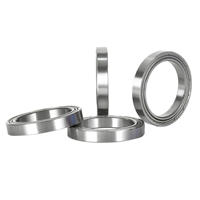 Rodamiento de Bolas de Ranura Profunda MTZC 6704 ZZ 20x27x4mm, Acero Cromado, Sección Delgada, Alta Precisión, para Equipos Industriales OEM