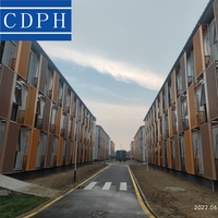 Soluciones para Campamentos de Empleados de Alto Nivel para 86 Personas |   Casa Contenedor Prefabricada de 1154 m |   Diseño Personalizado de 3 Pisos con Estilo del Sudeste Asiático