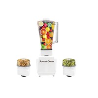 Mixeur Commercial Robuste pour Jus de Fruits 350W Silver Crest SC 1589 3-en-1 : Extracteur de Jus, Mixeur et Blender pour Smoothies