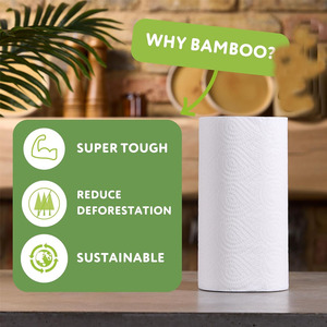 Hiệu suất cao chi phí thấp khăn giấy bông 2 cuộn ba bằng 6 cuộn thường xuyên Khăn Trắng hộ gia đình - Product Image 5