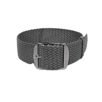 Bracelet de montre de sport de luxe classique noir à dégagement rapide en perlon 18mm 20mm 22mm 24mm en tissu, logo personnalisé accepté