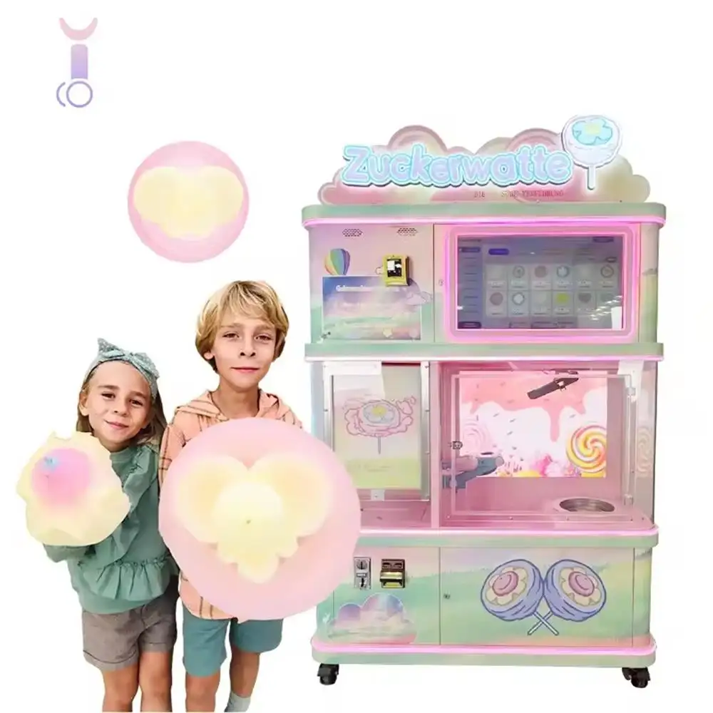 Automated  Easy  and Perfect for Any Setting magic candy cotton candy vending machine cotton candy maker for kids with candy