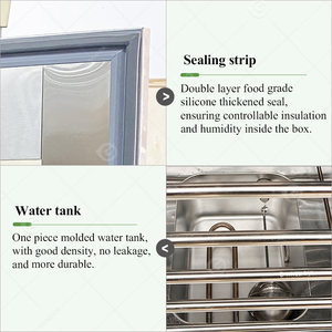 Armoire de Fermentation Électrique Compacte à Bas <span class=keywords><strong>Prix</strong></span> pour Croissants – Réfrigérateur de Fermentation Professionnel pour Pâtes - Product Image 3