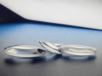 Lentille convexe sphérique biconvexe K9 en verre optique de laboratoire, avec revêtement AR, haute précision, pour imagerie et focalisation, vente en gros sur mesure