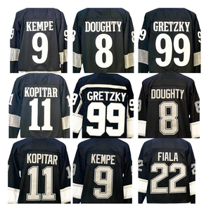 Nuova Maglia da Hockey su Ghiaccio 2026 Cucita, 8 Doughty, 99 Gretzky, 9 Kempe, 11 Anze Kopitar, 22 Fiala - Product Image 1