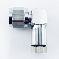 Connecteur à angle droit mâle N pour câble superflexible 1/4"