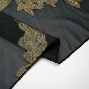 KEER 공장 사용자 정의 도매 TDJG319M 뜨거운 판매 폴리 에스테르 Organza 브로케이드 자카드 가운 원피스 여성 실내 장식 직물 6m 짠 - Product Image 1