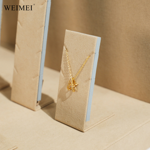 Ensemble de présentoirs à bijoux WEIMEI en microfibre pour bracelets, colliers, bagues et boucles d'oreilles, pour boutique de bijoux sur mesure - Product Image 6