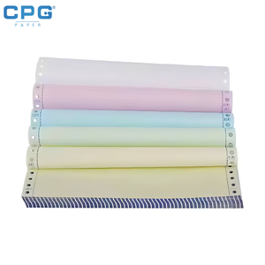 Papel NCR Continuo de 4 Capas para Computadora, Papel Sin Carbón de 48 g/m² para Impresión de Albaranes de Envío Multiparte - Product Image 1