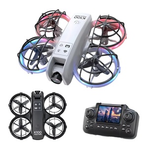 NEW K100 MAX Beginner Plastic <b>Mini</b> Drone <b>Cameras</b> Obstacle Avoidance Screen Remote Control Quadcopter Aerial Photography Foldable - Product Image 1