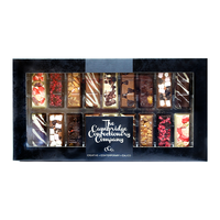 Boîtes à chocolat personnalisées de luxe vides avec fenêtre transparente, auto-assemblantes, recyclables, gaufrage, laminage mat, revêtement UV