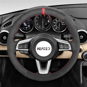 Cubierta de volante para <span class=keywords><strong>Mazda</strong></span> <span class=keywords><strong>MX</strong></span>-<span class=keywords><strong>5</strong></span> 2015, 2016, 2017, <span class=keywords><strong>2018</strong></span>, 2019, 2020 <span class=keywords><strong>precio</strong></span> al por mayor para usted - Product Image 3