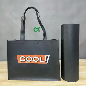 Многоразовая упаковка ламинированная Нетканая сумка для покупок Tote из переработанного нетканого материала Rpet с пользовательским логотипом