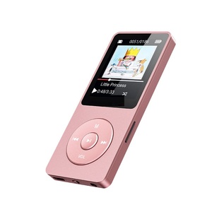 Reproductor MP3 Ultra Delgado con Botones, Radio FM, Grabadora de Voz, Libro Electrónico, Bloqueo de Pantalla, Función de Memoria para Estudiantes, Estudio y Correr - Product Image 1