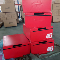 Box Pliometrici Modulari Impilabili in PVC ad Alta Densità, Antiscivolo, Morbidi, per Allenamento Fitness e Salto