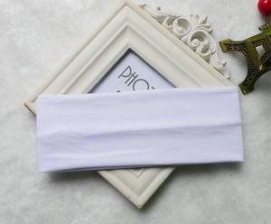 YJL 7,5 cm de ancho algodón Yoga diademas mujeres deportes diademas gran oferta diadema elástica bandas para el cabello - Product Image 6