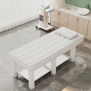 Table de massage réglable, lit de beauté, table de thérapie faciale, matelas matelassé, mobilier de salon et spa - Product Image 5