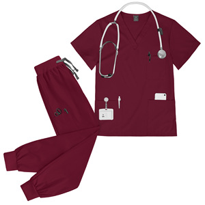 42109 pantalones de Jogger personalizados médicos Scrubs mujeres estiramiento rayas pareja traje polinesio patrón mujeres para Hospital - Product Image 1