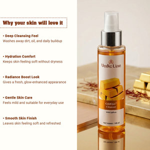 Limpiador facial ayurvédico Gold Ojas más vendido para una limpieza suave, hidratación y cuidado que ilumina la piel. Proveedor indio. - Product Image 2