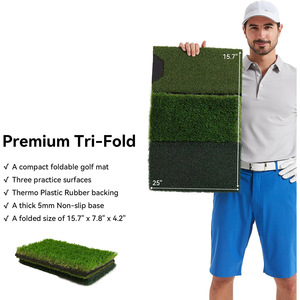40x60 Tapis d'entraînement de <span class=keywords><strong>golf</strong></span> intérieur <span class=keywords><strong>Mini</strong></span> tige de balançoire et de coupe TPR avec gazon artificiel Logo personnalisable pour l'entraînement - Product Image 1