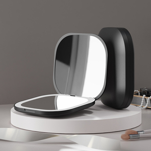 Hot Bán Du Lịch Xách Tay LED Trang Điểm Cầm Tay Gương Nhà Máy Bán Buôn Nhỏ Gọn Túi Ánh Sáng Magnifying Gương Mỹ Phẩm - Product Image 5