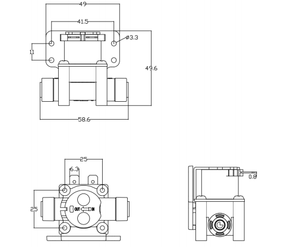 24V Magnetventil 1/4\" 3/8\" Normaltemperatur-Magnetventil für Wasser Waschmaschinen-Magnetventil für Kaffeemaschinen - Product Image 6