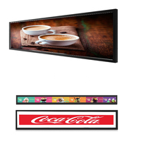 Écran lcd en ultra grand format pour publicité, bon marché, pouces