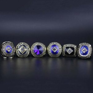 Juego de 6 piezas de anillos de campeonato de los Dodgers Anillo de béisbol - Product Image 2