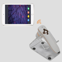 Nouveauté : Détecteur de follicules pileux trispectral avec 3 modes d'éclairage pour smartphone et tablette, batterie rechargeable compatible iOS et Android