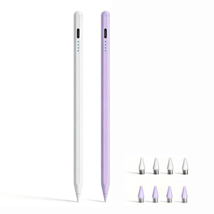 Stylet magnétique pour iPad Apple avec logo personnalisé, écran tactile capacitif actif, charge rapide Type-C - Product Image 1