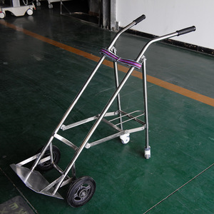 Xin Yuchen Gas Cylinder Trolley 304 Stainless Steel Oxygen Cylinder <b>Cart</b> Medical Use - Product Image 1