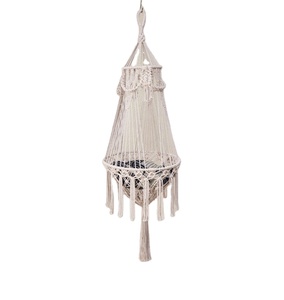 Hamac pour chaton tissé à la main, lit suspendu pour chat de style bohème, filet suspendu en <span class=keywords><strong>maille</strong></span> pour chat, sac balançoire pour animaux de compagnie - Product Image 1