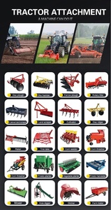 Nouvelle boîte de vitesses 8F+2R 80cv 4*4 4 roues motrices Tracteur Machines agricoles - Product Image 6