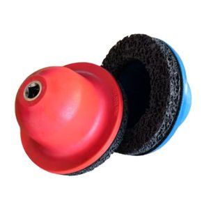 150mm（6インチ）径ホイールハブクリーナー研磨ディスク、厚さ10mm、中硬度、OEMカスタマイズ可能、錆除去ツール - Product Image 3