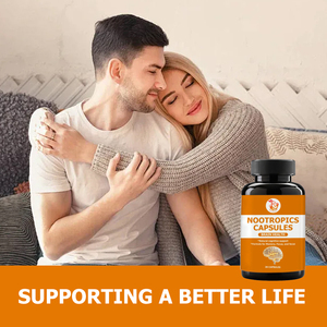 Suplemento para el Cuidado de la Salud, Cápsulas Nootrópicas para el Apoyo Cerebral con Vitamina B1 y B6, Suplemento para una Mayor Concentración y Salud Cerebral - Product Image 3