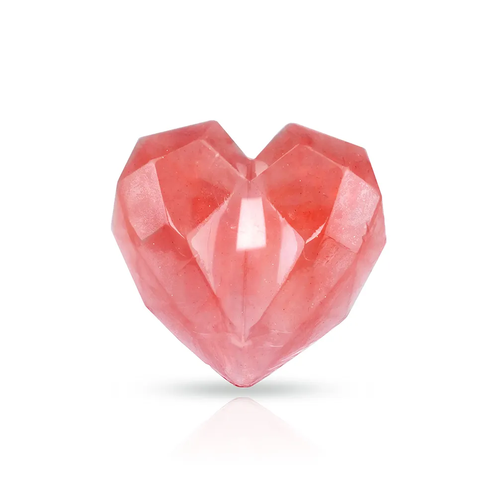 Kristal Hartvorm Huwelijkscadeau Ambachtelijke Zeep Voor De Huid
