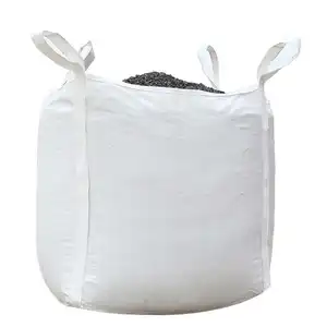Factory Wholesale 1.5 Ton Cement Sand Packaging 90*90*100cm 1000kg FIBC Bulk Jumbo Big Bag for Silage