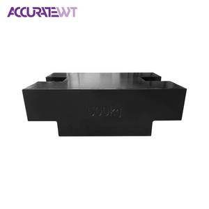Wasserdichte stapelbare Gewichte F2 M1 500kg Stahl für die Kalibrierung von Hoch leistungs geräten Anpassbare Montage optionen - Product Image 2