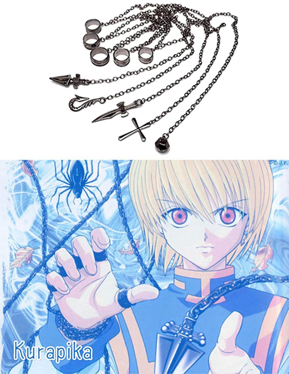 ハンター×ハンター クラピカ コスプレ衣装用メタルリング アクセサリー
