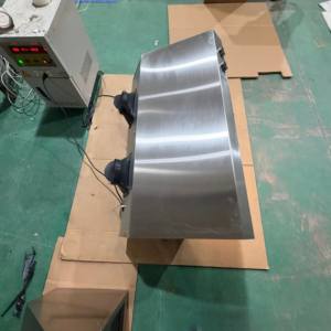 Hotte de cuisine électrique en acier inoxydable de 48 pouces, 2000 m³/h, à double moteur, avec commande numérique et écran tactile, filtre à déflecteur - Product Image 2