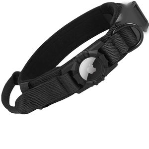 Gancho y lazo de nailon de poliéster personalizado, hebilla de anillo en D de Metal, etiqueta de aire antiescape, <span class=keywords><strong>Collar</strong></span> táctico para perro, mango de Control duradero, Bandera de EE. UU. - Product Image 1