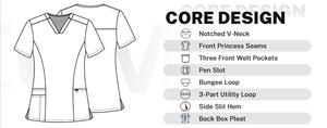 カスタマイズ可能な使い捨て女性用Vネック歯科病院用ワークウェア医療用スクラブユニフォーム - Product Image 6