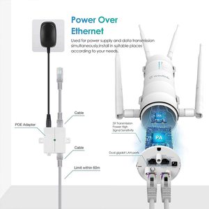 Wavlink-<span class=keywords><strong>AMPLIFICADOR</strong></span> <span class=keywords><strong>DE</strong></span> COBERTURA <span class=keywords><strong>Wifi</strong></span> resistente al agua para exteriores, repetidor extensor <span class=keywords><strong>de</strong></span> <span class=keywords><strong>señal</strong></span> <span class=keywords><strong>Wifi</strong></span> PoE AC1200 - Product Image 3